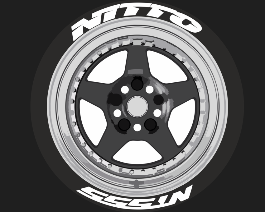Nitto shop tire stickers