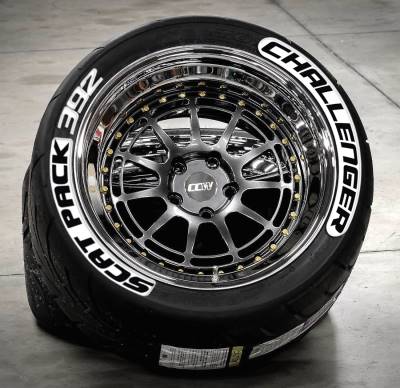 CHALLENGER SCATPACK 392 NEW DESİGN BLACK & WHİTE , a Set for 4 tires (332)