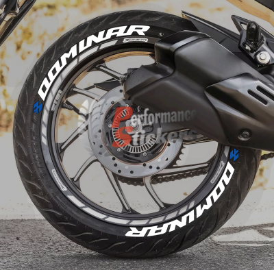 Dominar + Logo blue, Set For 2 Tires Both Sides Left And Right (1902)