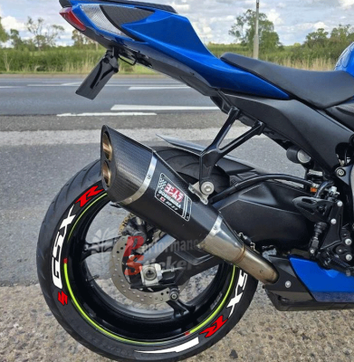 GSX-R + Stripes + Logo Red, Set For 2 Tires Both Sides Left And Right (1926)