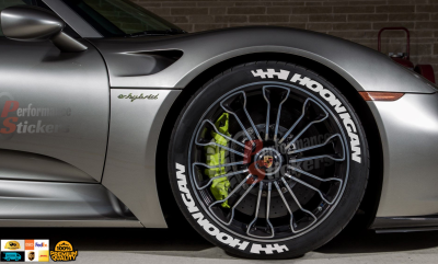 Hoonigan + Flag Full White, Set for 4 Tires (1656)