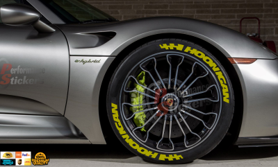 Hoonigan + Flag Full Yellow, Set for 4 Tires (1659)