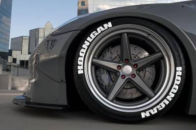 HOONIGAN WHITE , a Set for 4 tires (109)