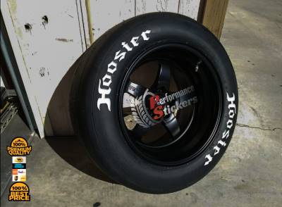 HOOSIER white, a Set for 4 tires (655)