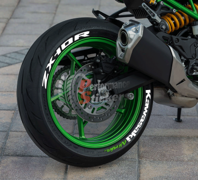 Kawasaki Ninja ZX-10R, Set For 2 Tires Both Sides Left And Right (1987)