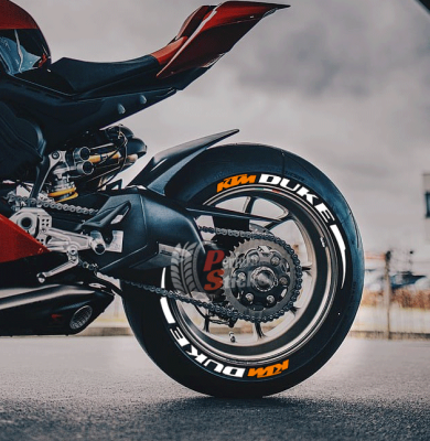 KTM Duke + Stripes, Set For 2 Tires Both Sides Left And Right (1934)