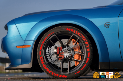 KUMHO ECSTA red + STRIPES , a Set for 4 tires (597)