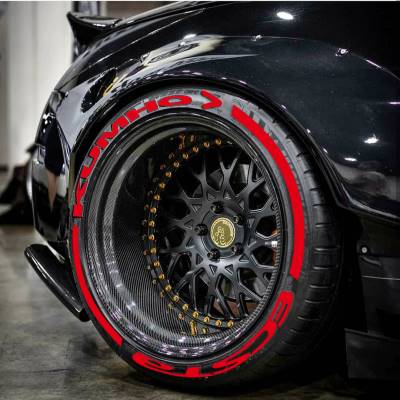 KUMHO ECSTA + STRIPES RED , a Set for 4 tires (200)