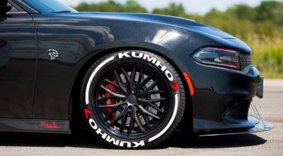 KUMHO + STRIPES WHITE , a Set for 4 tires (192)