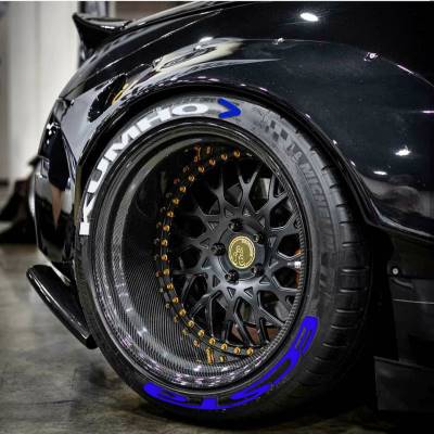 KUMHO WHITE + ECSTA BLUE  , a Set for 4 tires (195)