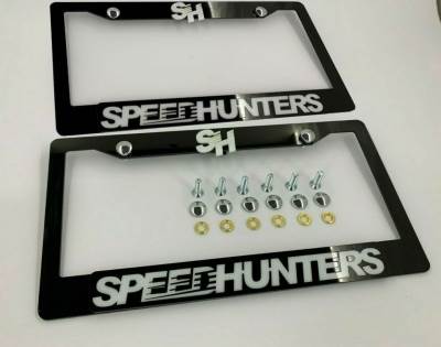 License Plate Frame for All Speedhunters 2 PCS Front & Rear (1860)