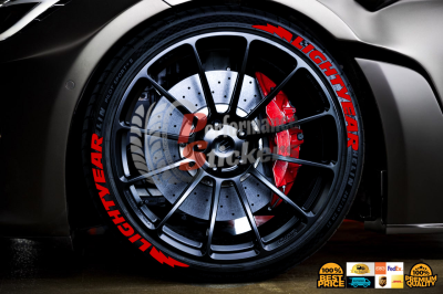 Lightyear + Logo Full Red, Set for 4 Tires (1671)