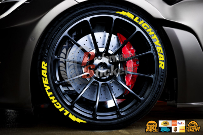 Lightyear + Logo Full White, Set for 4 Tires (1675)
