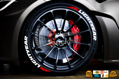 Lightyear + Logo Red, Set for 4 Tires (1672)