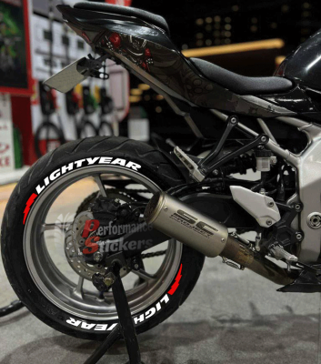 Lightyear + Logo Red, Set For 2 Tires Both Sides Left And Right (1915)