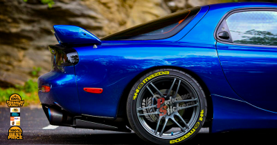 MAZDA yellow , a Set for 4 tires (612)
