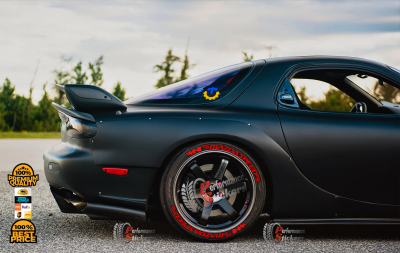MAZDASPEED red , a Set for 4 tires (616)