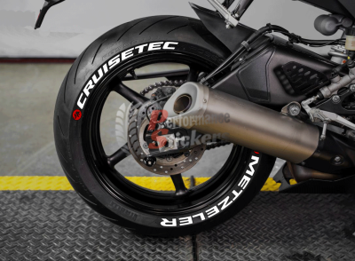 Metzeler Cruisetec + Logo red, Set For 2 Tires Both Sides Left And Right (1997)