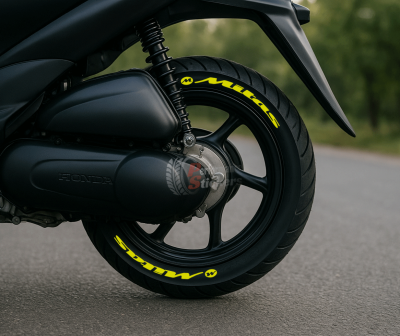 Mitas + Logo Yellow, Set For 2 Tires Both Sides Left And Right (2054)