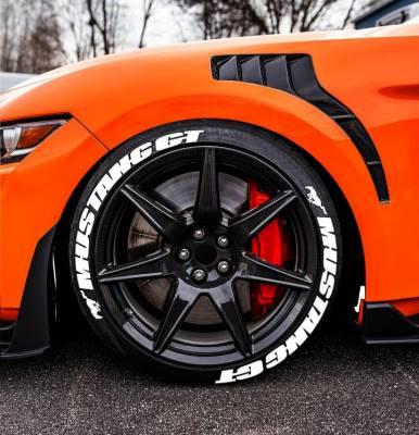Mustang GT + Logo white, Set for 4 Tires (2016)