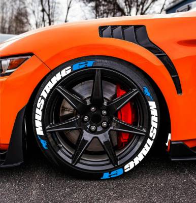 Mustang GT + Logo Blue, Set for 4 Tires (2024)