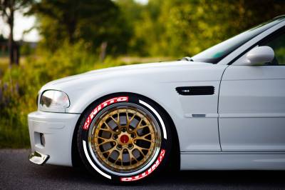 NİTTO + white Stripes , a Set 4 for tires (262)