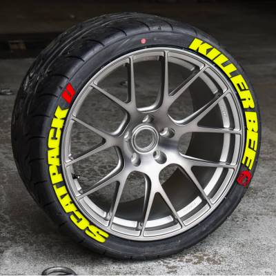 SCATPACK + KILLERBEE YELLOW , a Set for 4 tires (136)