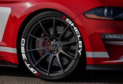 Shelby GT350 + Logo Red, Set for 4 Tires (2030)