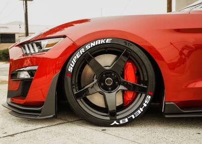 Shelby Super Snake + Logo Red, Set for 4 Tires (2034)