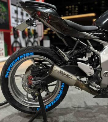 Speedhunters + Logo Blue, Set For 2 Tires Both Sides Left And Right (2058)