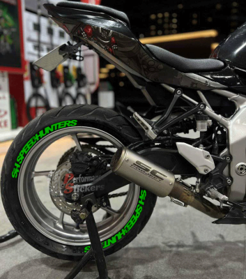 Speedhunters + Logo Green, Set For 2 Tires Both Sides Left And Right (2061)