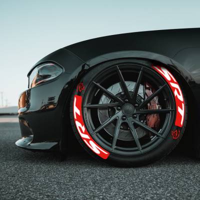 SRT NEW DESİNG RED & WHİTE , a Set for 4 tires (349)