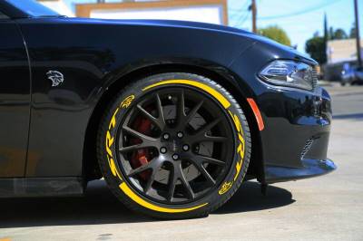 SRT + STRIPES YELLOW , a Set for 4 tires (146)