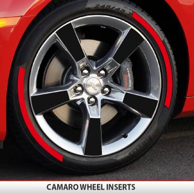 STRIPES RED , a Set for 4 tires (-4)