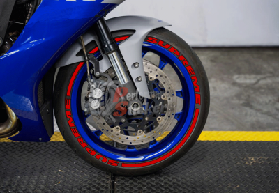 Supreme + Stripes Red, Set For 2 Tires Both Sides Left And Right (2006)