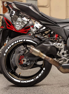 Suzuki GSX-1000 + Stripes + Logo, Set For 2 Tires Both Sides Left And Right (1930)