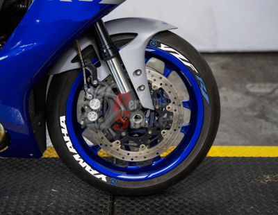 Yamaha YZF R1 + Logo blue, Set For 2 Tires Both Sides Left And Right (1949)
