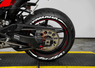 Yamaha YZF R1 + Stripes + Logo, Set For 2 Tires Both Sides Left And Right (1950)