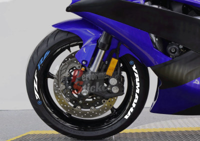 Yamaha YZF R6 + Logo blue, Set For 2 Tires Both Sides Left And Right (1953)