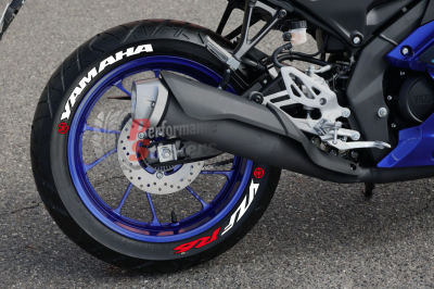 Yamaha YZF R6 + Logo red, Set For 2 Tires Both Sides Left And Right (1955)