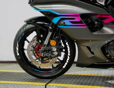 Yamaha YZF R7 + Logo blue, Set For 2 Tires Both Sides Left And Right (1961)